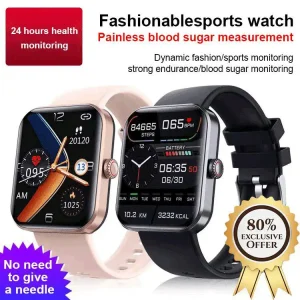 All day monitoring of heart rate, and blood Oxigen] Bluetooth fashion smart watch