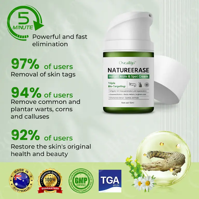 Oveallgo® NatureErase Plus Instant Mole & Spot Cream 10 Oveallgo® NatureErase Plus Instant Mole & Spot Cream